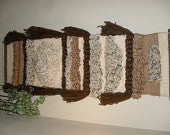 VIintage Unique, Handmade FIBER ART Wall Hanging - Very Cool, Eames