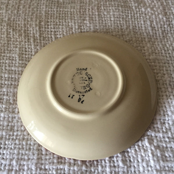 Vintage 1950's Franciscan Apple Saucers ( six available sold individually