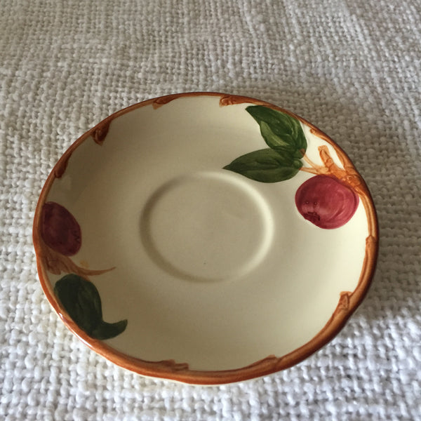 Vintage 1950's Franciscan Apple Saucers ( six available sold individually