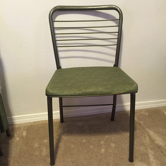 Set of 2 Vintage Gate folding chair / 60's folding chair by Cosco / Mid Century Chair