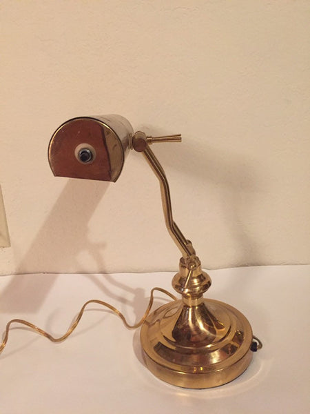 Vintage Brass bankers lamp Piano desk Lamp