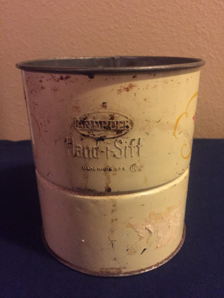 Vintage Androck Handi Sift Kitchen Flour Sifter
