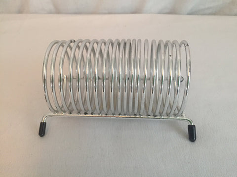 Spiral Metal Mail Holder, Vintage Letter Holder, Office Supplies, Desk Decor, Paper Organizer, Paper Holder, Retro Office