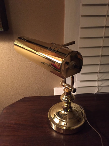 Vintage Brass table lamp Piano desk Lamp
