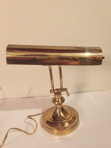 Vintage Brass bankers lamp Piano desk Lamp