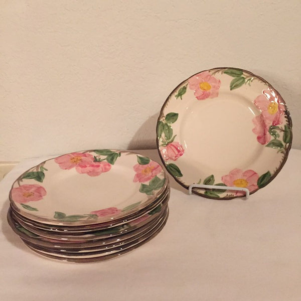 Vintage Franciscan Desert Rose Mid Century Modern Salad plates- 7-3/4" made in England