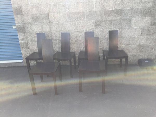 Set of 6 Minamalist Dania dining chairs