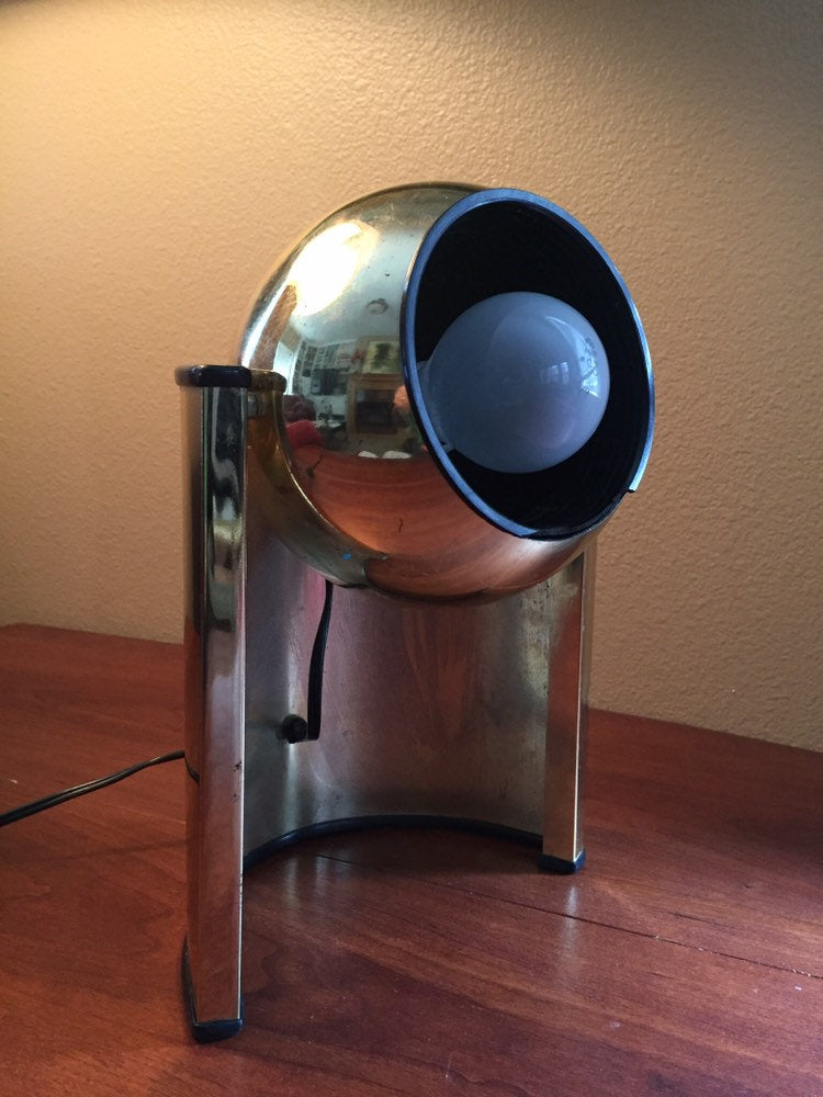 Kovacs Brass Eyeball/ Table Lamp