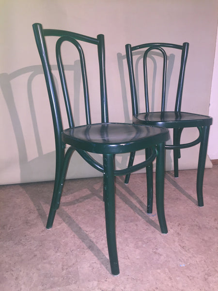 Set of 2 Antique Bentwood Chairs in the style of Michael Thonet 1900's