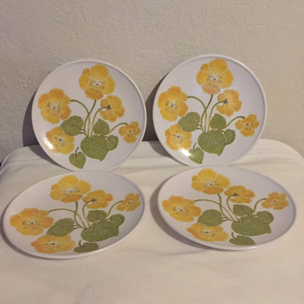 Noritake Progression #9072 Flower Time Salad Plates ( 4 available)