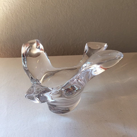 Mid Century Vintage Princess House Crystal Dove