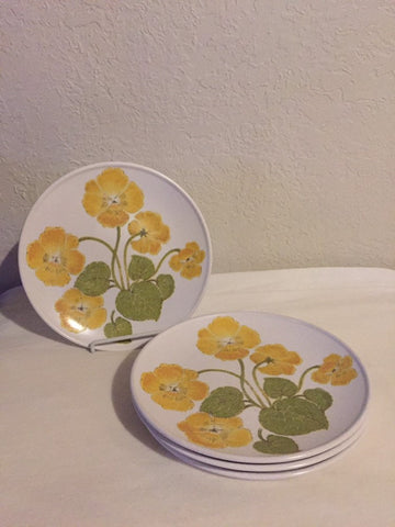 Noritake Progression #9072 Flower Time Salad Plates ( 4 available)