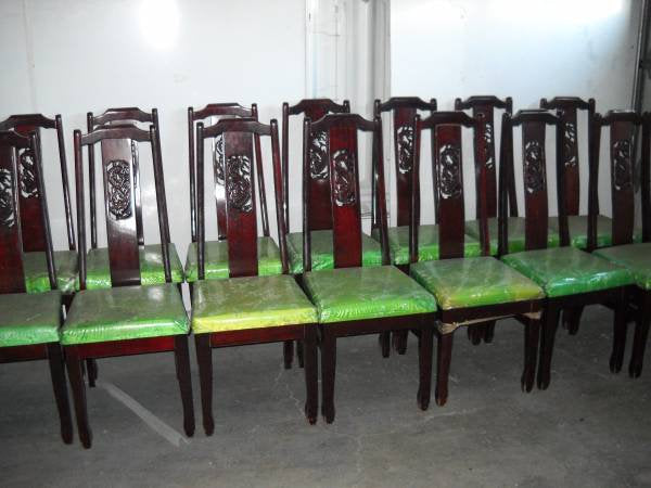 Shipping charge only- 2 Asian rosewood chairs