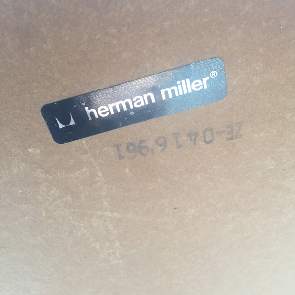 Mid-Century Modern Eames Herman Miller Aluminum Group 60" Dining Table