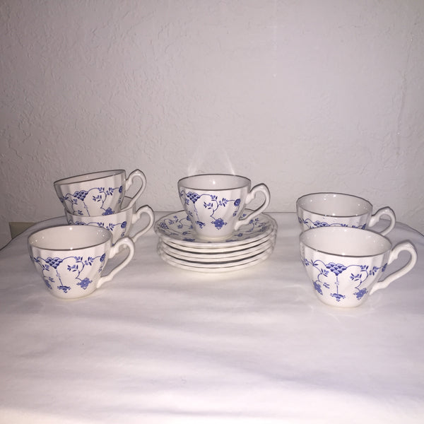 Vintage Myott Finlandia Coffee Cup and Saucer Set ( 6 sets available)