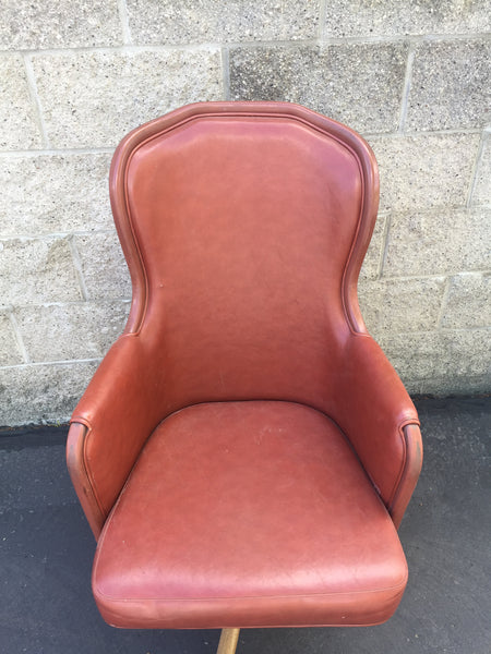 Mid Century Modern Upholstered Executive Office Chair