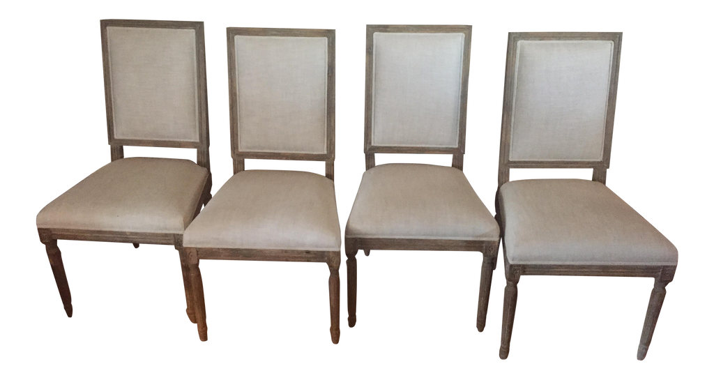Shipping Charge ONLY- Restoration Hardware Dining Chairs ( set of 4)