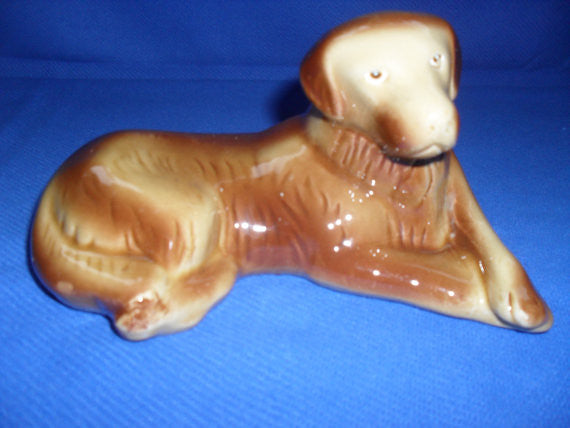 Vintage Ceramic Labrador Dog Figurine
