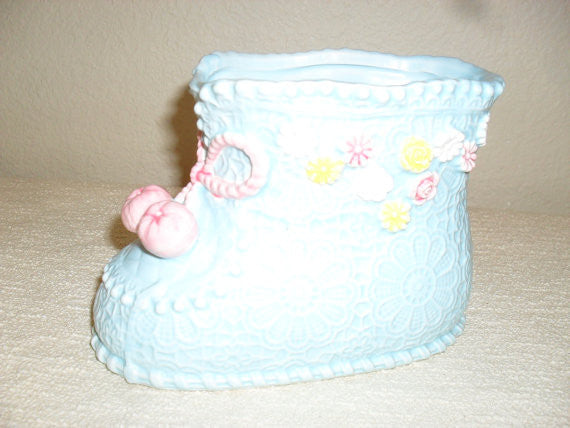 Vintage Napcoware Baby Bootie Planter C-8574 Made in Japan