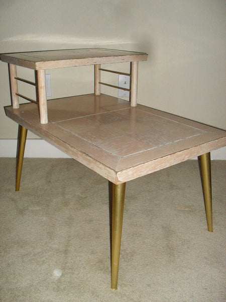 Retro Two Tiered Side Table from Lane manufactured in 1960s