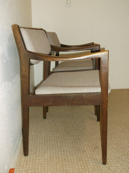 Two Mid Century Modern Gunlocke Chairs