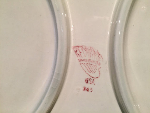 Vintage Redwing Pottery "Smart Set" large serving platter, Pottery Dinnerware Tableware
