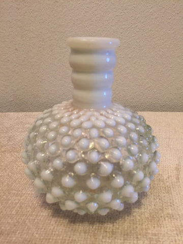 Vintage Hobnail glass vase