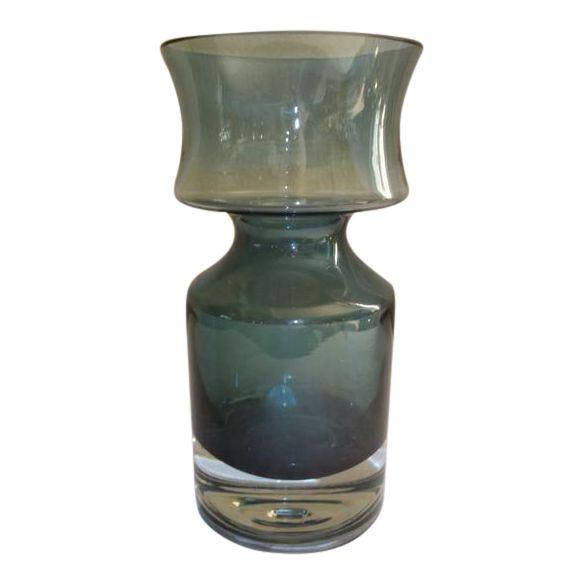 Vintage Modern Sculptural Glass Vase