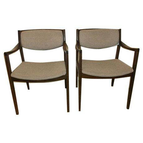 Mid Century Modern Gunlocke Chairs - a pair