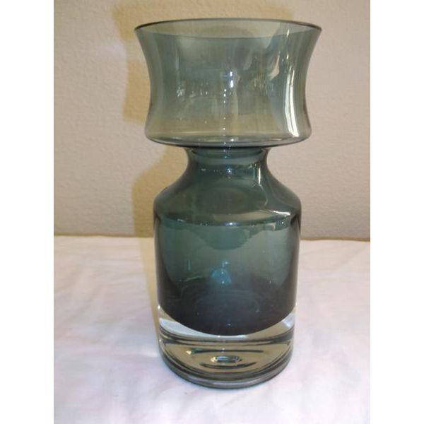 Vintage Modern Sculptural Glass Vase